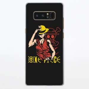 One Piece Fierce Luffy Black Artwork Samsung Galaxy Note S Series Case