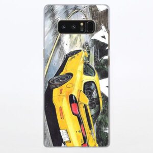 Initial D Mazda RX-7 Yellow Artistic Samsung Galaxy Note S Series Case
