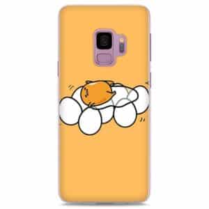 Gudetama Sleepy Lazy Egg Simple Orange Samsung Galaxy Note S Series Case