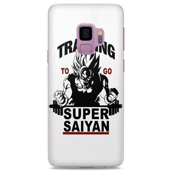 Goku Super Saiyan Gym Motivation White Samsung Galaxy Note S Series Case