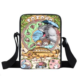 My Neighbor Totoro Characters And Forest Art Cross Body Bag