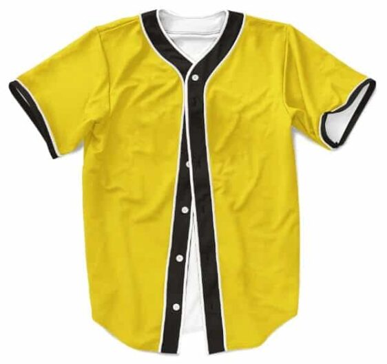 Dragon Ball Z Charming Face Son Goku Yellow Baseball Jersey