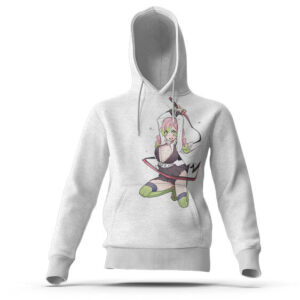 Adorable Love Hashira Mitsuri Kanroji White Hoodie