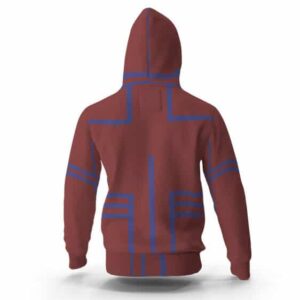 Akaza Thick Blue Lines Body Tattoo Pattern Hoodie