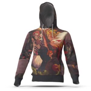 Akaza Vs Kyojuro Rengoku Dope Hooded Sweatshirt