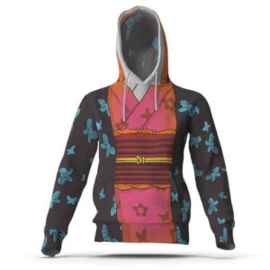 Amane Kimono And Haori Cosplay Pullover Hoodie