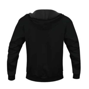 Badass Roronoa Zoro Skull Logo Minimalist Black Hoodie