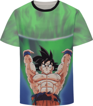 Dragon Ball Goku Spirit Bomb Destruction Skill Streetwear Design T-Shirt