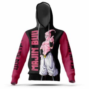 DBZ Evil Kid Buu Devil Mark Hooded Jacket