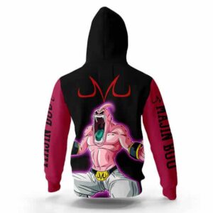 DBZ Evil Kid Buu Devil Mark Hooded Jacket