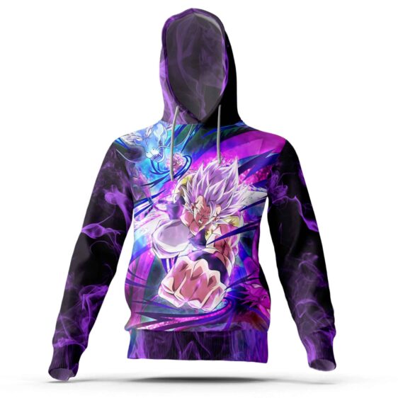 DBZ Gogeta Ultra Instinct Purple Aura Hoodie