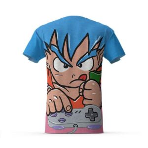 DBZ Goku Play Nintendo Video Game Cool Funny Design T-Shirt