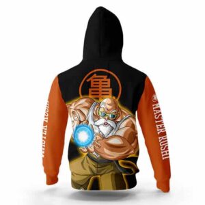 DBZ Turtle Hermit Master Roshi Art Dope Hoodie