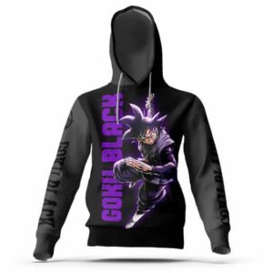 DBZ Villain Goku Black Super Saiyan Rose Hoodie