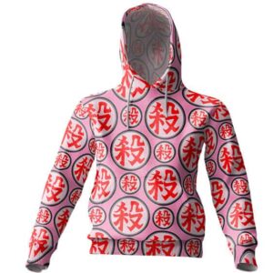 DBZ Villain Mercenary Tao Kanji Hooded Sweatshirt