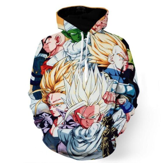 DBZ Goku Vegeta Gotenks Piccolo Krillin Fusion Dance Cool Design Hoodie