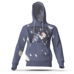 Demon Slayer Corps Aoi Kanzaki Art Blue Hoodie