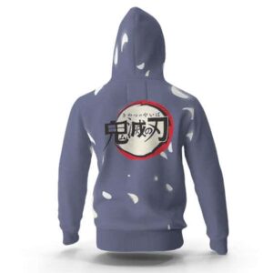 Demon Slayer Corps Aoi Kanzaki Art Blue Hoodie