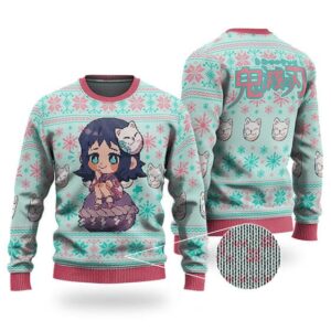 Demon Slayer Makomo Adorable Ugly Xmas Sweatshirt