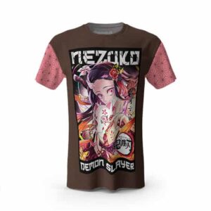 Demon Slayer Nezuko Manga Cover Art T-Shirt