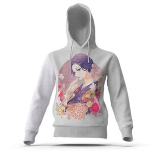 Demon Slayer Skilled Doctor Tamayo Floral Hoodie