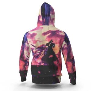 Demon Slayer Tengen Moon Silhouette Art Hoodie