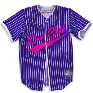 Devil Child Nico Robin Striped One Piece Baseball Uniform