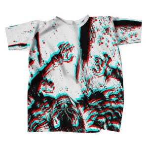 Donquixote Doflamingo 3D Glitch Grunge Art T-shirt