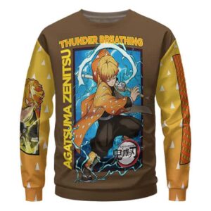 Dope Zenitsu Thunder Breathing Artwork Sweatshirt