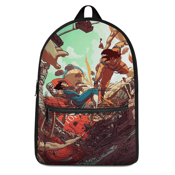 Dragon Ball Son Goku Versus Vegeta Saiyan Battle Dope Backpack