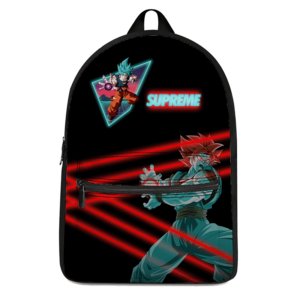 Dragon Ball Super Saiyan Blue Son Goku Supreme Neon Backpack