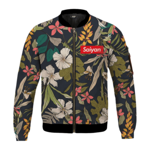 Dragon Ball Supreme Saiyan Breezy Floral Bomber Jacket