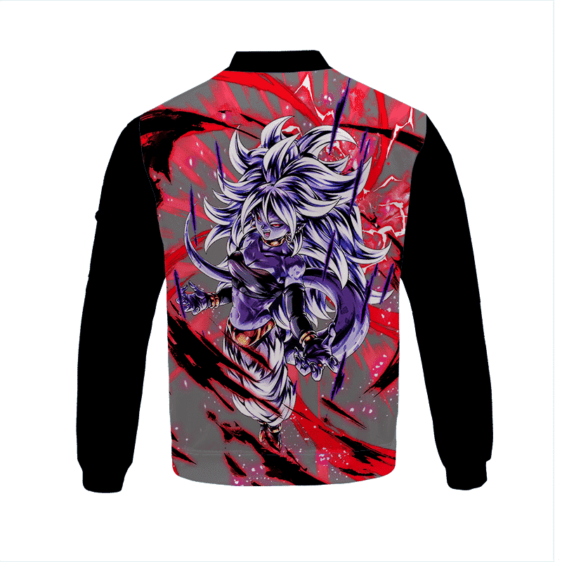 Dragon Ball Z Android 21 Powerful Graphic Bomber Jacket