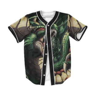 Dragon Ball Z Badass Shenron Cool Art Baseball Jersey