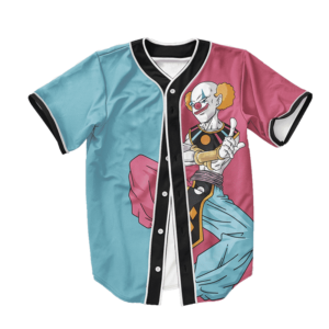 Dragon Ball Z Belmod Dope Blue Pink Baseball Jersey