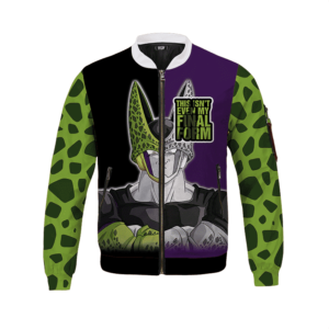 Dragon Ball Z Cell inspired Pattern Awesome Bomber Jacket
