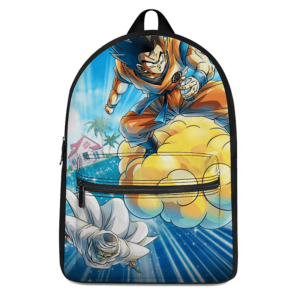 Dragon Ball Z Flying Goku And Piccolo Awesome Canvas Backpack