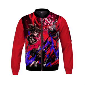 Dragon Ball Z Goku Black Saiyan Rose Awesome Bomber Jacket