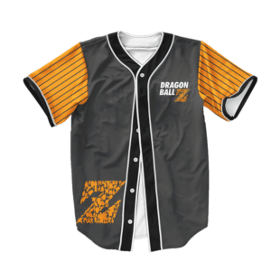 Dragon Ball Z Goku Friends Dope Orange Baseball Jersey