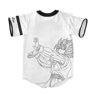 Dragon Ball Z Just Goku Nike Inspired Baseball Jersey