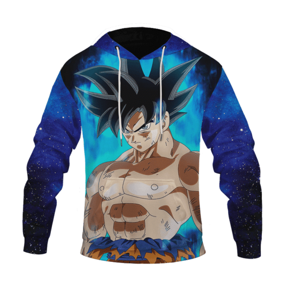 Dragon Ball Z Son Goku Ultra Instinct With Blue Aura Hoodie