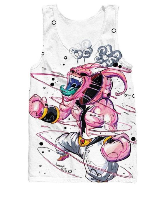 Dragon Ball Super Mad Kid Buu Graffiti Style Tank Top - Saiyan Stuff