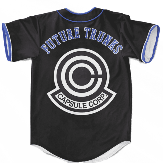 Future Trunks Blasting Nug Capsule Corp Stylish Baseball Jersey