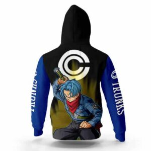 Future Trunks Capsule Corp Logo Design DBZ Hoodie