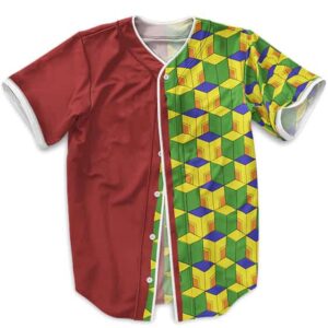 Giyu Tomioka Cape Pattern Demon Slayer Baseball Shirt