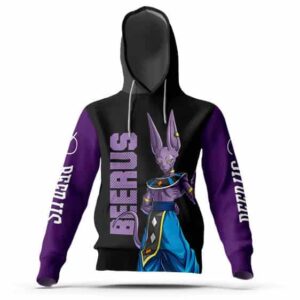 God Of Destruction Beerus Art DBS Hooded Jacket