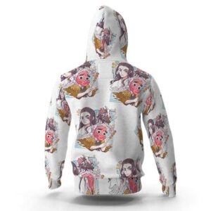 Hotaru Haganezuka Image Pattern Pullover Hoodie