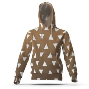 Jigoro Kimono Triangle Pattern Pullover Hoodie