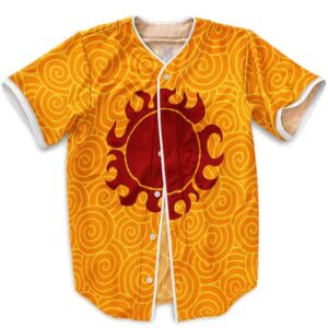 Jinbe Middle Chest Sun Pirates Tattoo Baseball Jersey