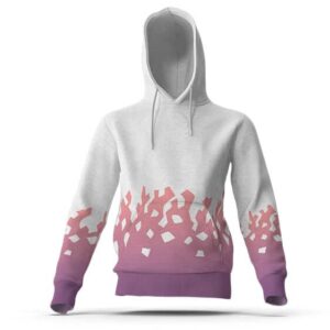 Kagaya Flame-Like Pattern Haori Hooded Sweatshirt